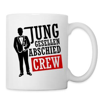 Équipe de l’enterrement de vie de garçon - Mug blanc - blanc - Droite