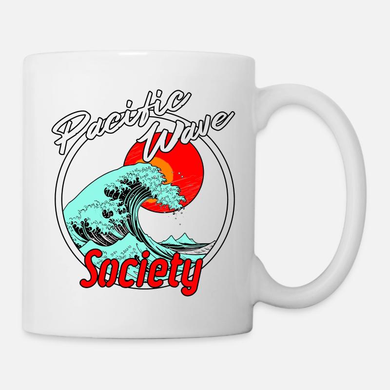 Pacific Wave Society - Tasse - Weiß