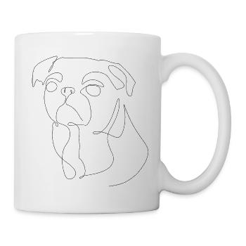 Hund Ida - Tasse - Weiß - Rechts
