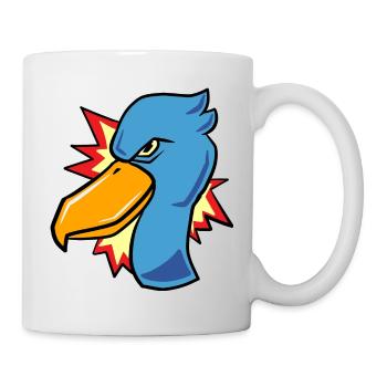 Shoebill Bird Ornithologist Forest I Gift - Mug - white - Right