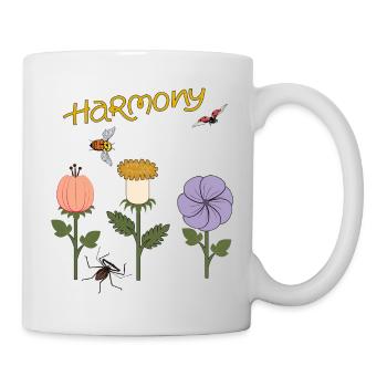 Harmonie Flowers - Tasse - Weiß - Rechts