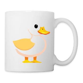 Mignon bébé canard oie - Mug blanc - blanc - Droite