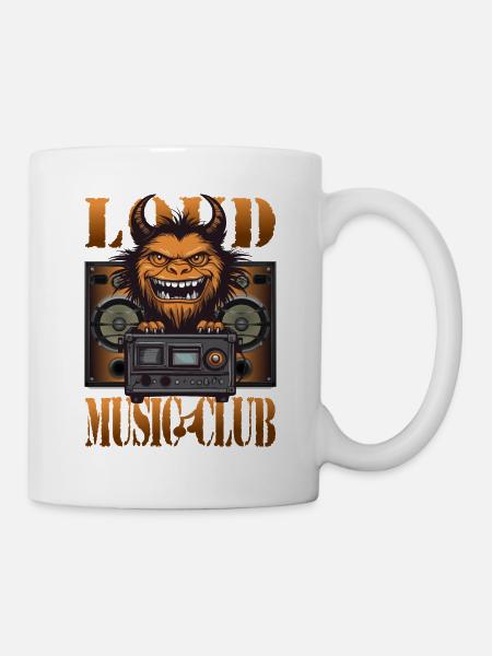 Loud Music Club - Mug - white