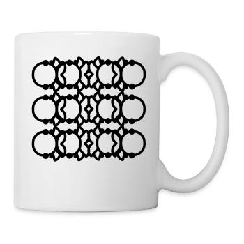 circular ring - Mug - white - Right