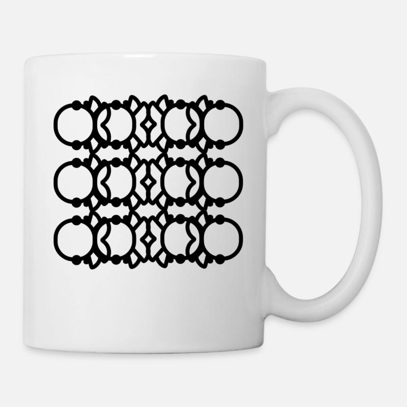 circular ring - Mug - white