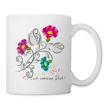 I miss you, friendship - Mug - white - Right