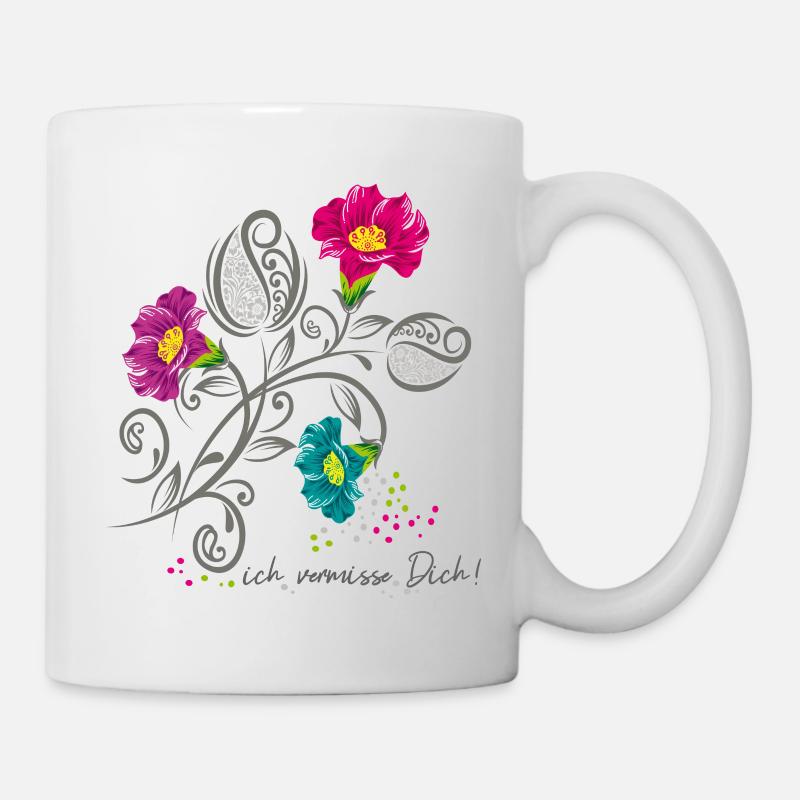 Tu me manques, mon amitié - Mug blanc - blanc