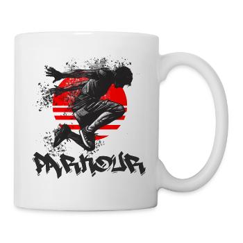 Parkour - Mug - white - Right