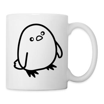 Pingouin - Mug blanc - blanc - Droite