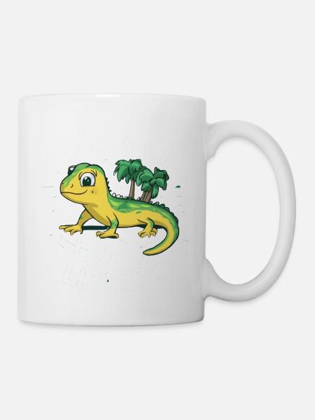 This Guy Loves Lizards - Tasse - Weiß