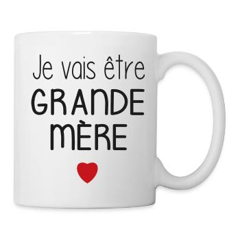 Ich werde eine großartige Mutter sein - Herz - Tasse - Weiß - Rechts