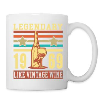Birthday - Legendary like vintage wine 1969 - Mug - white - Right