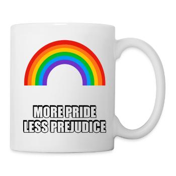 More Pride Less Prejudice - Mug - white - Right