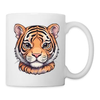 BÉBÉ TIGRE 3 - Mug blanc - blanc - Droite