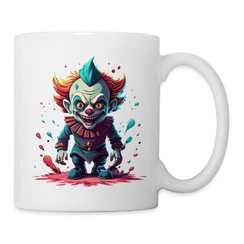 Scary clown - Mug - white - Right