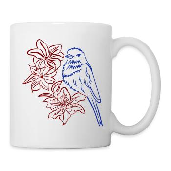 Sparrow Bird - Mug - white - Right