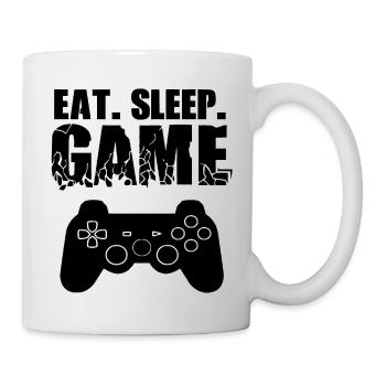 Gamer Jeu En Ligne Jeux Sur Ordinateur Arcade Neon - Mug blanc - blanc - Droite