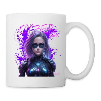Cyber punk - Mug blanc - blanc - Droite