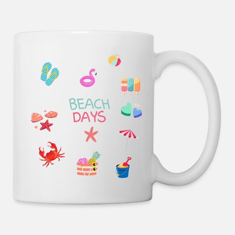 Beach Days - Mug - white