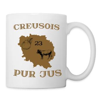 Creusois pur jus - Mug blanc - blanc - Droite