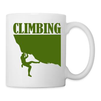 climbing - Tasse - Weiß - Rechts