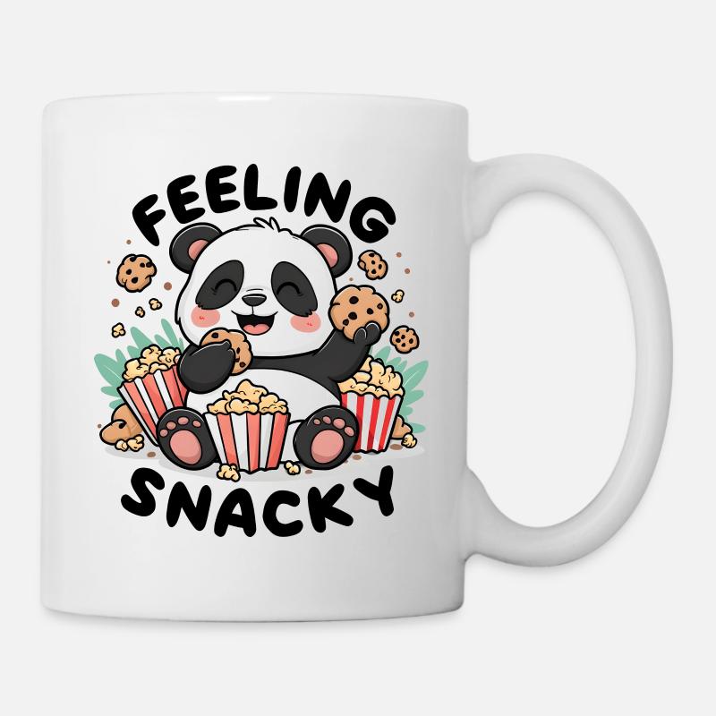Panda - Feeling Snacky - Tasse - Weiß