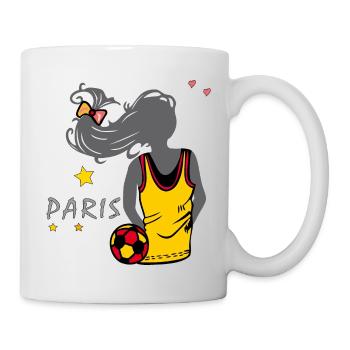 Fußball Germany - Tasse - Weiß - Rechts