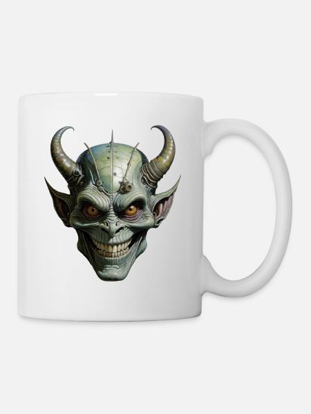 Der Abgrundwächter - Tasse - Weiß