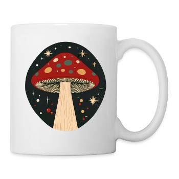 Xmas Cosmic Mushroom - Tasse - Weiß - Rechts