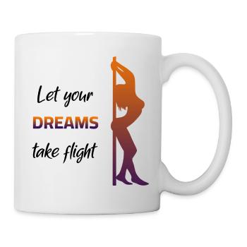 Poledance - Laissez vos rêves prendre leur envol - Mug blanc - blanc - Droite