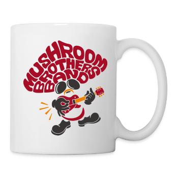 mushroom brothers band - Mug - white - Right