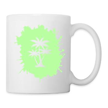 Lobs de palmiers - Mug blanc - blanc - Droite