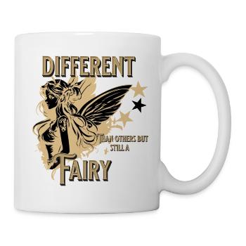 Die etwas andere Fee - Tasse - Weiß - Rechts