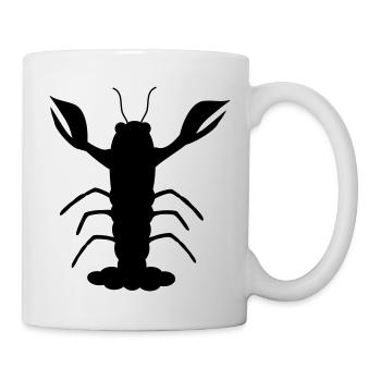 Homard noir - Mug blanc - blanc - Droite