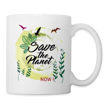 save the planet - Mug - white - Right
