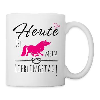 Heute ist mein Lieblingstag! - Tasse - Weiß - Rechts