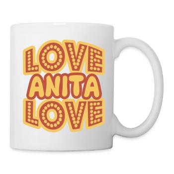 Anita als Vorname - Tasse - Weiß - Rechts