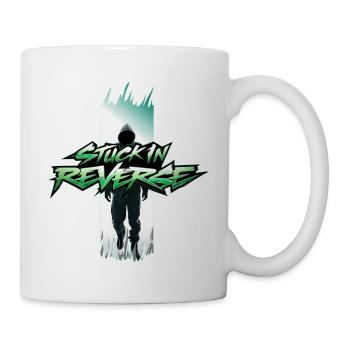im Rückwärtsgang steckengeblieben - Tasse - Weiß - Rechts