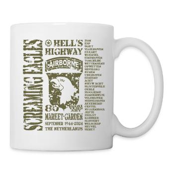 AVM 101st Airborne 80th Market Garden 1944 Holland - Mug - white - Right