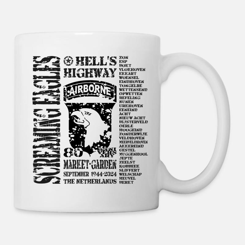 AVM 101e Airborne 80th Market Garden 1944 2024 - Mug blanc - blanc