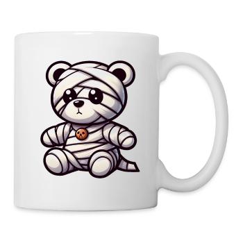 Cute Mummy Bear Halloween Kawaii - Mug - white - Right