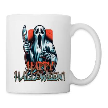 Fantôme effrayant d’Halloween - Mug blanc - blanc - Droite
