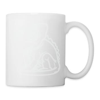 Caméléon - Mug blanc - blanc - Droite