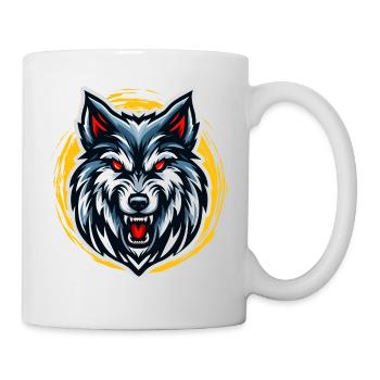 Wolfie - Tasse - Weiß - Rechts