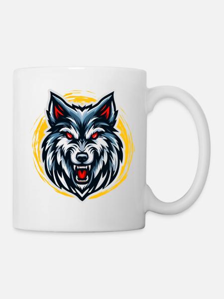 Wolfie - Mug blanc - blanc