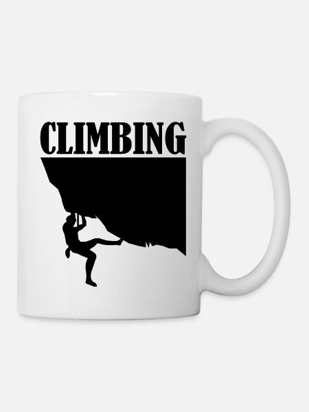 climbing - Tasse - Weiß