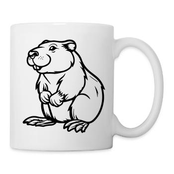 Hamster Comic Animal - Mug - white - Right