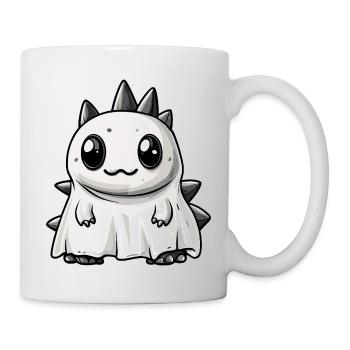 Dinosaure Stégosaure Halloween Fantôme - Mug blanc - blanc - Droite