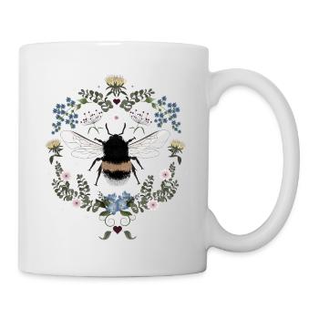 Bumblebee Flowers Bee - Mug - white - Right