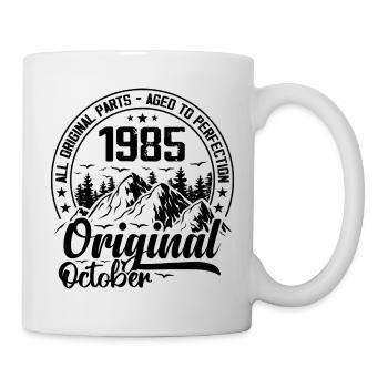 1985 October Original: 39 Years Anniversary Gift - Mug - white - Right